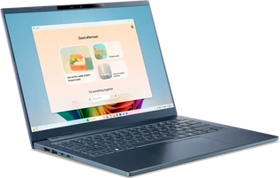 Acer Aspire 14 AI A14-11M-X7MH, Steam Blue, Snapdragon X - X1-26-100, 16GB RAM, 512GB SSD