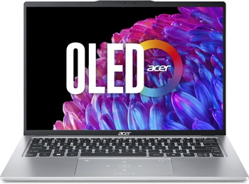 Acer Swift Go 14 OLED SFG14-73-7773, Pure Silver, Core Ultra 7 155U, 16GB RAM, 512GB SSD