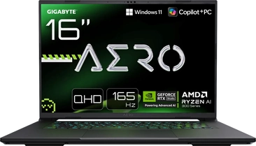 GIGABYTE AERO X16 1WH93DEC64AH, Space Gray, Ryzen AI 7 350, 32GB RAM, 1TB SSD, GeForce RTX 5070