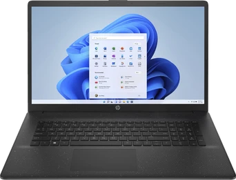 HP Laptop 17-cp3278ng, Jet Black, Ryzen 7 7730U, 16GB RAM, 512GB SSD