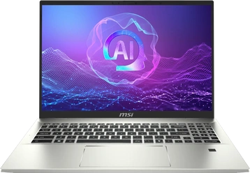 MSI Prestige A16 AI+ A3HMG-036, Urban Silver, Ryzen AI 9 365, 32GB RAM, 1TB SSD