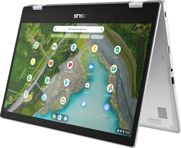 ASUS Chromebook CX1 Flip CX1500FKA-E80046, Transparent Silver, Celeron N4500, 8GB RAM, 128GB Flash