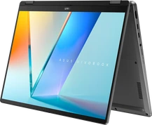 ASUS VivoBook 14 Flip TP3407SA-QL010W, Matte Gray, Core Ultra 7 256V, 16GB RAM, 1TB SSD