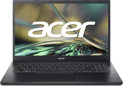Acer Aspire 7 A715-76G-56LQ, Charcoal Black, Core i5-12450H, 32GB RAM, 1TB SSD, GeForce RTX 2050, EN