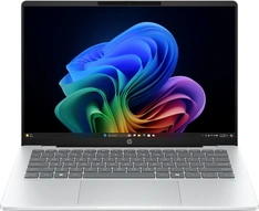 HP OmniBook 5 AI 14-he0754ng, Glacier Silver, Snapdragon X - X1-26-100, 16GB RAM, 512GB SSD