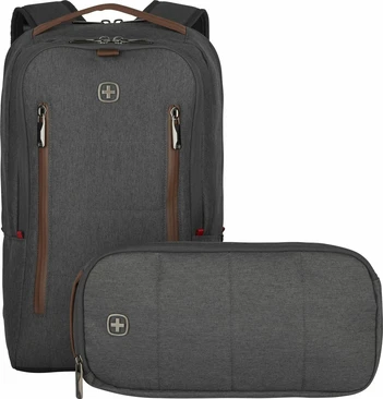 Wenger CityUpgrade рюкзак 16" with messenger bag grey