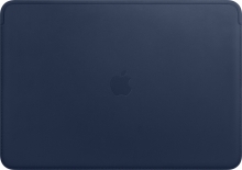 Apple MacBook Pro 15.4" leather sleeve, Midnight Blue