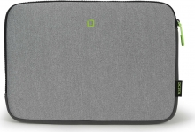 Dicota Skin flow 13-14.1" sleeve, grey/green