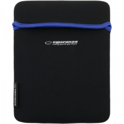 Esperanza neoprene 10.1" sleeve, black/blue
