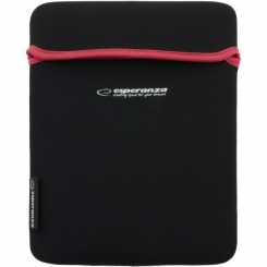 Esperanza neoprene 9.7" sleeve, black/red