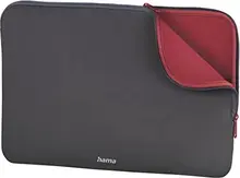 Hama 14.1" notebook-sleeve Neoprene, grey/red