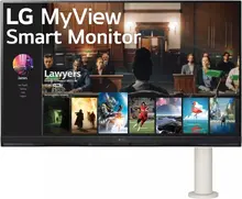 LG MyView Smart Monitor 32SQ780S-W, 31.5"
