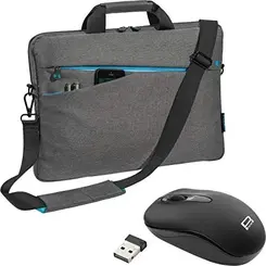 Pedea Fashion 17.3" Notebook case + mouse grey