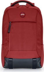 Port Designs Torino II 15.6" - 16" notebook backpack, red/black 
