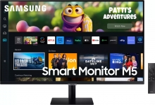 Samsung Smart monitor M5 M50C, black, 31.5" 