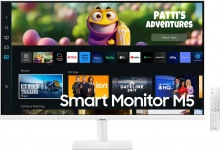 Samsung Smart monitor M5 M50C, white, 31.5" 