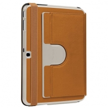 Targus Versavu Slim Galaxy Tab 4 10.1" Rotating Stand case light brown 