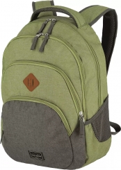 Travelite Basics backpack green/grey 