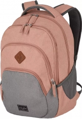 Travelite Basics backpack pink/grey 