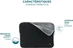 Mobilis Skin 12.5-14" Memory Foam notebook cover, black/grey