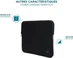Mobilis Skin 12.5-14" Memory Foam notebook cover, black/grey