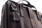 R-Go Viva 15.6 laptop bag, full-grain leather, integrated Laptop-stand, shoulder strap, black