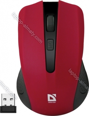 Defender Accura MM-935 wireless Optical Mouse red, USB