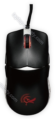 Ducky Feather Black & white Ultralight Gaming Mouse, Omron Switches, USB