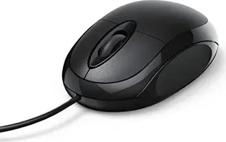 Hama MC-100 Mouse black, USB