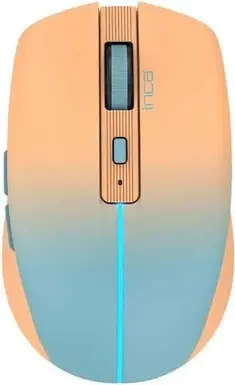 Inca IWM-511RT wireless Mouse orange/blue, USB/Bluetooth