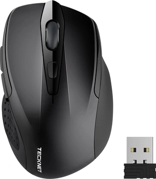 TeckNet Pro 2.4G wireless, black, USB