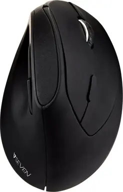 V7 vertical ergonomic wireless mouse black, USB