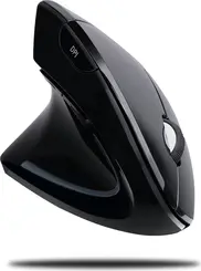 Adesso iMouse E90 wireless vertical Ergonomic Mouse black, left hander, USB