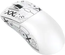 Attack Shark R1 wireless Gaming Mouse white, incl. Grip Tape, USB/Bluetooth