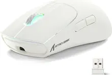 Attack Shark X5 wireless Gaming Mouse white, USB/Bluetooth