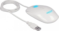 DeLOCK LED mouse white, USB