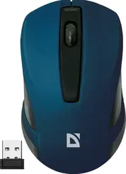 Defender MM-605 wireless Optical Mouse blue, USB