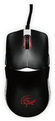 Ducky Feather Black & white Ultralight Gaming Mouse, Omron Switches, USB