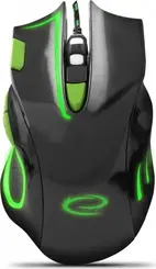 Esperanza MX401 Hawk 7D black/green, USB