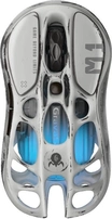 GravaStar Mercury M1 Pro wireless Gaming Mouse, Battle Worn Edition, Silver Mist, USB/Bluetooth