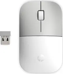 HP Z3700 wireless Mouse Ceramic white silver/white, USB