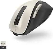 Hama MW-500 Recharge cream white, USB