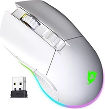 Klim Blaze rechargeable wireless Gaming Mouse white, USB