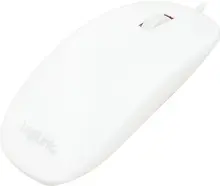 LogiLink Optical flat Mouse white, USB