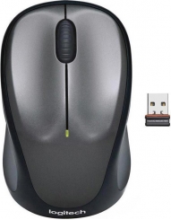 Logitech M235 wireless Mouse grey/black, USB