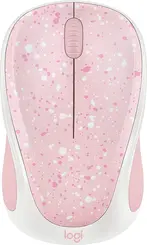 Logitech M317 wireless Mouse Rose Splash, USB