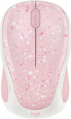 Logitech M317 wireless Mouse Rose Splash, USB
