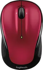 Logitech M325s wireless Mouse red/black, USB