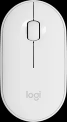 Logitech M350 Pebble wireless Mouse Off-white, USB/Bluetooth