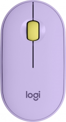 Logitech M350 Pebble wireless Mouse Lavender Lemonade, USB/Bluetooth
